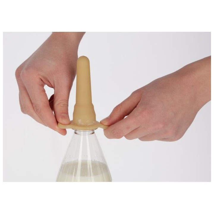 Tétine pour bouteille pour veaux - 10 pièces Kerbl