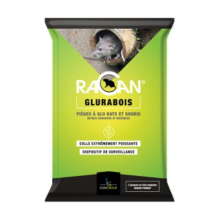 RACAN piège rodenticide à glu, blister de 2 pièges