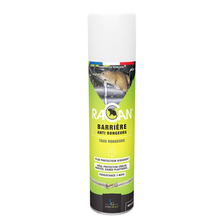 RACAN BARRIERE anti-rongeurs, aérosol de 500 ml