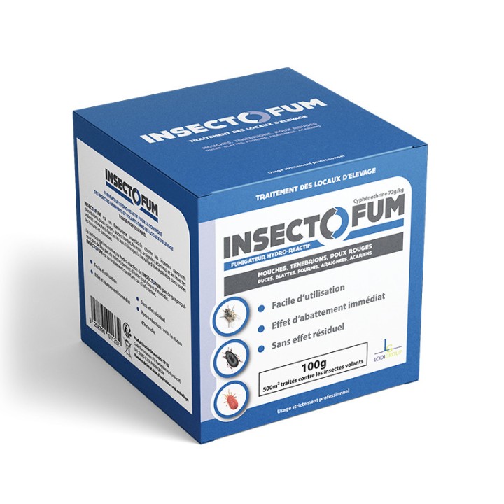INSECTOFUM Fumigateur insecticide contre les insectes rampants et volants, 100 g