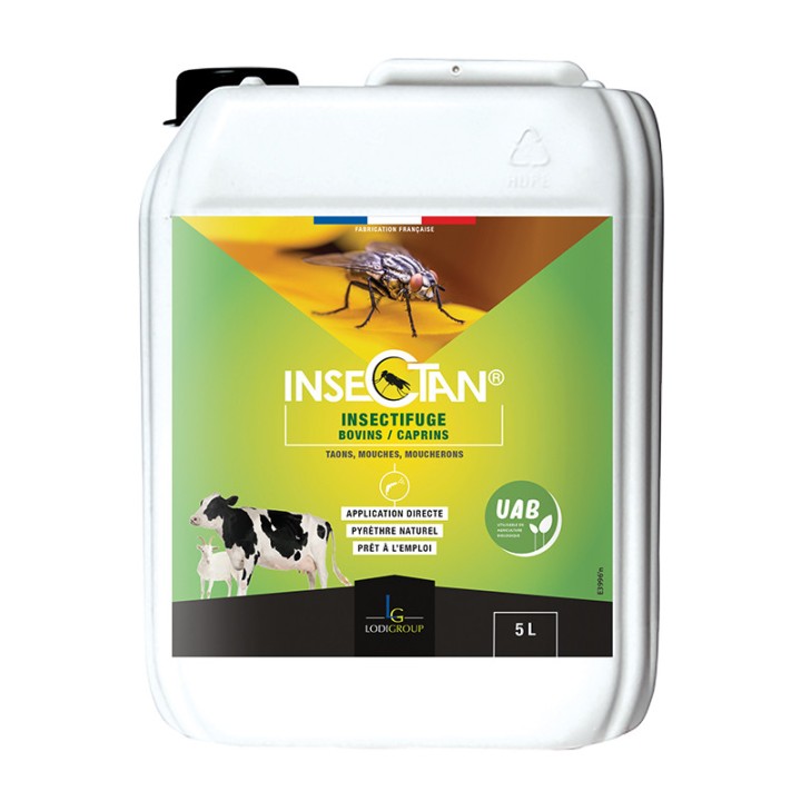 INSECTAN INSECTIFUGE BOVINS / CAPRINS, flacon spray de 750 ml