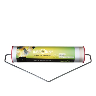 INSECTAN PIEGE ANTI-MOUCHES sans odeur, 1 rouleau dévidoir