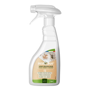 INSECTAN SPRAY NEUTRALISATEUR contre les fourmis et araignées, 500 ml