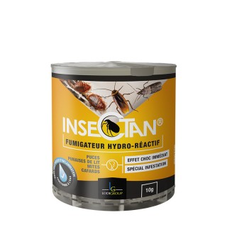 Insecticide INSECTAN FUMIGATEUR HYDRO-REACTIF contre les insectes rampants, 10 g