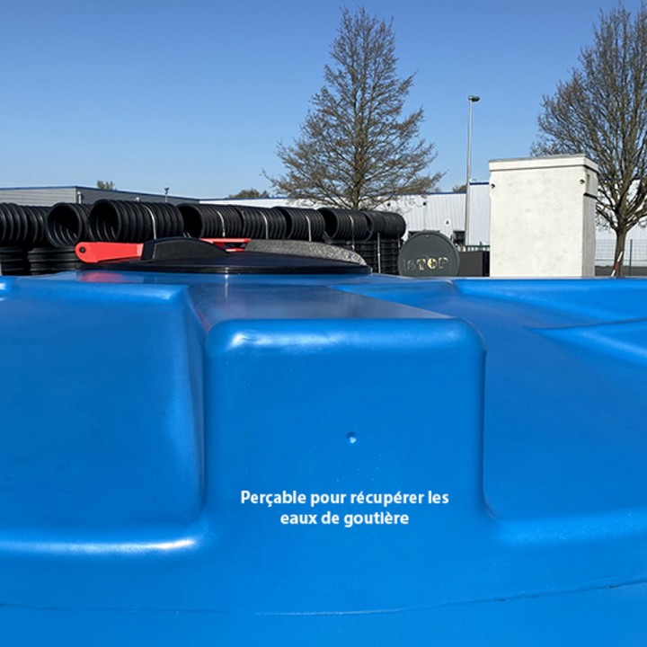 Cuve de stockage eau en PEHD 4000 L Plast'Up