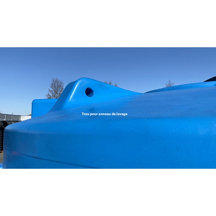 Cuve de stockage eau en PEHD 5000 L Plast'Up
