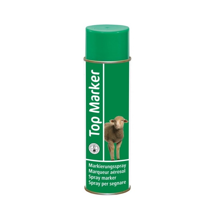 Marqueur aérosol vert pour ovins TopMarker 500 ml Kerbl