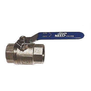 Vanne métal boisseau sphérique 3/4" FF PN25 NETAFIM, 16 unités