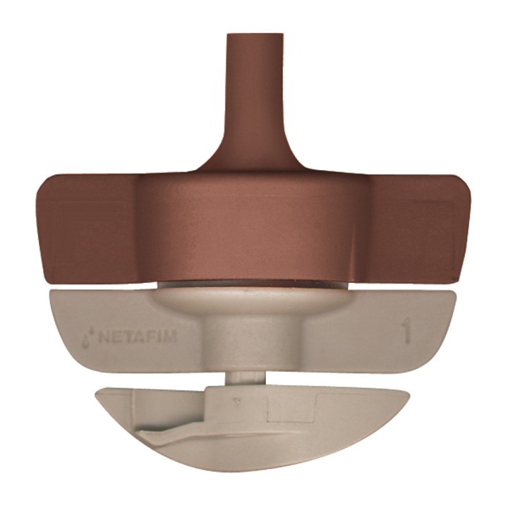 Micro-arroseur Spinnet 160 l/h gris et marron NETAFIM, 100 unités