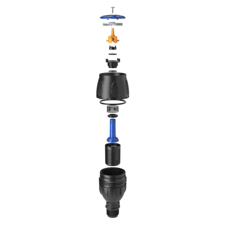 Micro-asperseur MEGANET 24° 200 L/h 1/2" mâle jaune et noir NETAFIM