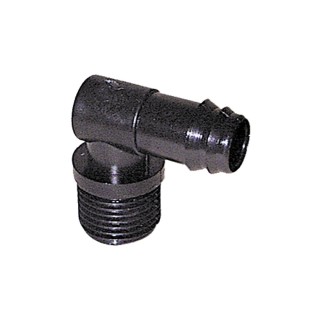 Coude cannelé Ø 20 mm x 3/4" mâle NETAFIM, 100 unités