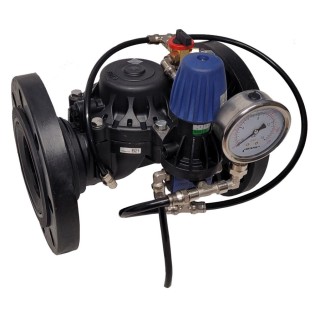 Vanne de contrôle hydraulique DOROT série 75, régulation amont 3 voies à brides DN100R NETAFIM
