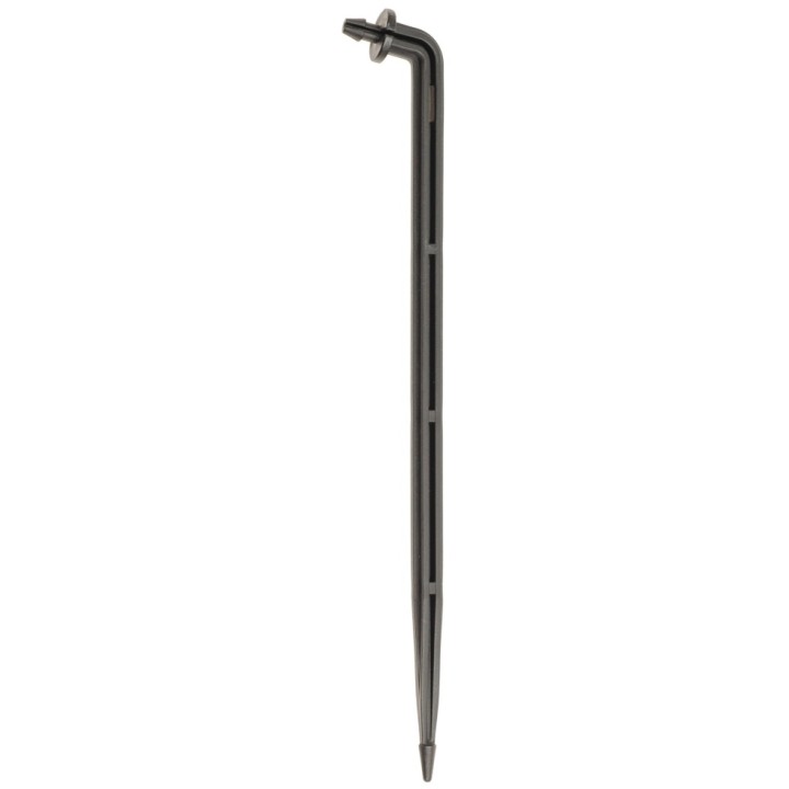Pique plastique coudée noir long. 15 cm NETAFIM, 500 unités