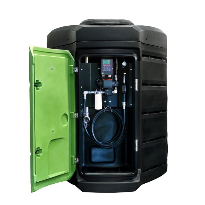 Cuve de stockage fioul Fuelstation - 5000 L, 230 V - 100 L/min, compteur digital