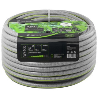Tuyau d'arrosage GEKA Plus WS400  5/8" vert/gris PVC, long. 50 m