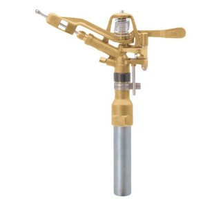 Arroseur canon rotatif et secteur GEKA V65S avec trépied 700-1070 mm, filetage mâle G1