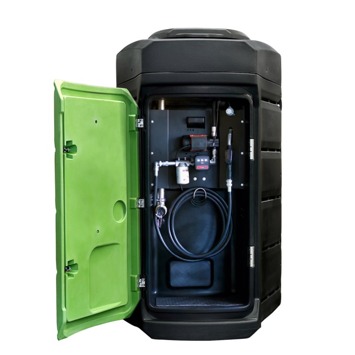 Cuve de stockage fioul Fuelstation - 2500 L, 230 V - 60 L/min, compteur mécanique