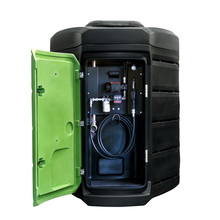 Cuve de stockage fioul Fuelstation - 5000 L, 230 V - 60 L/min, compteur mécanique