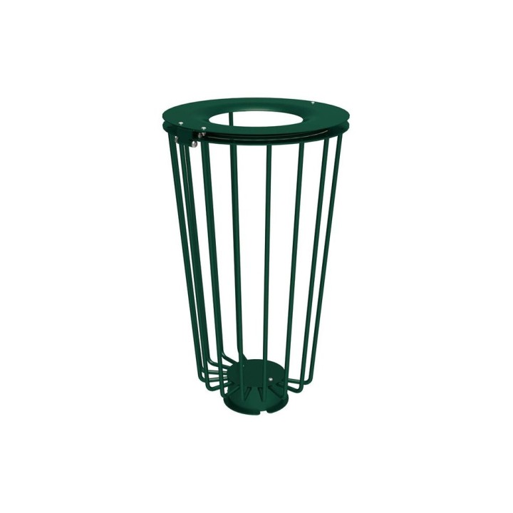 Corbeille Lofoten Vigipirate 100 litres Procity - Sans sac - Ø 495 x hauteur 855 mm - Vert mousse