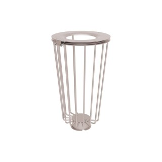 Corbeille Lofoten Vigipirate 100 litres Procity - Sans sac - Ø 495 x hauteur 855 mm - Gris soie