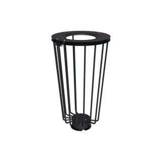 Corbeille Lofoten Vigipirate 100 litres Procity - Sans sac - Ø 495 x hauteur 855 mm - Noir foncé