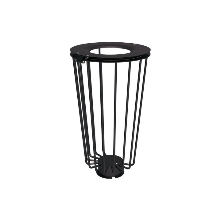 Corbeille Lofoten Vigipirate 100 litres Procity - Sans sac - Ø 495 x hauteur 855 mm - Noir foncé