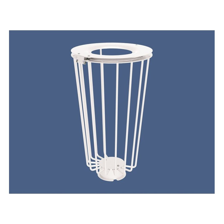 Corbeille Lofoten Vigipirate 100 litres Procity - Sans sac - Ø 495 x hauteur 855 mm - Blanc pur
