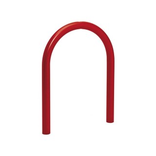 Appui vélos trombone Procity - Ø 60 mm - Sans signalétique - Peint/galva - Scellement direct - Rouge pourpre