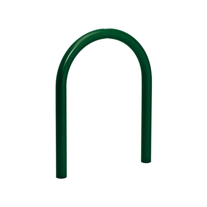 Appui vélos trombone Procity - Ø 60 mm - Sans signalétique Peint/galva - Scellement direct - Vert mousse