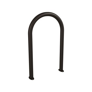 Appui vélos trombone Procity - Ø 60 mm - Sans signalétique - Peint/galva - Sur platines - Noir foncé