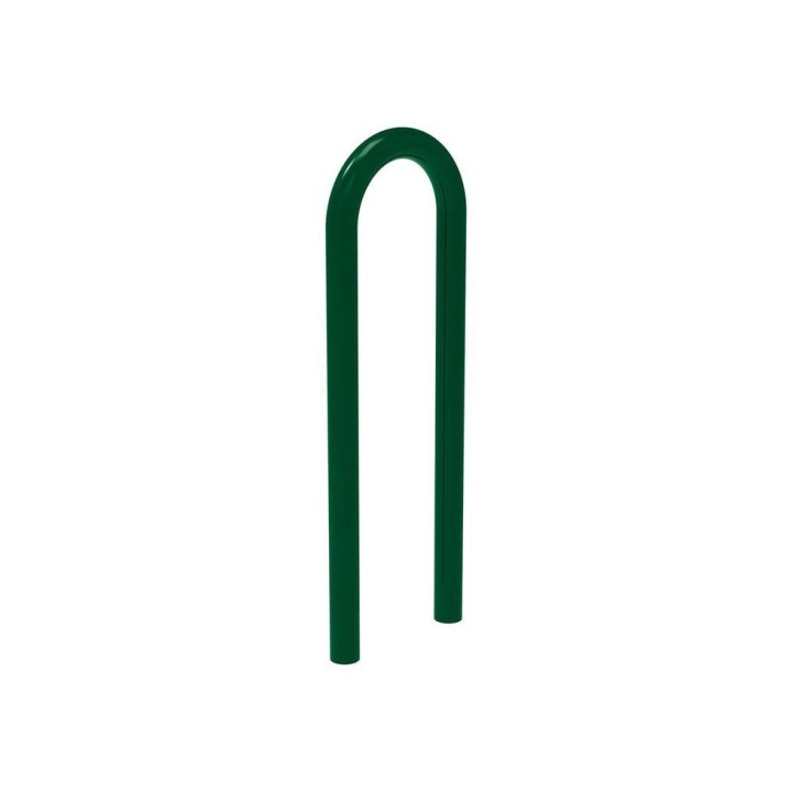 Appui vélos trombone Procity - Ø 50 mm - Peint/galva - Scellement direct - Vert mousse