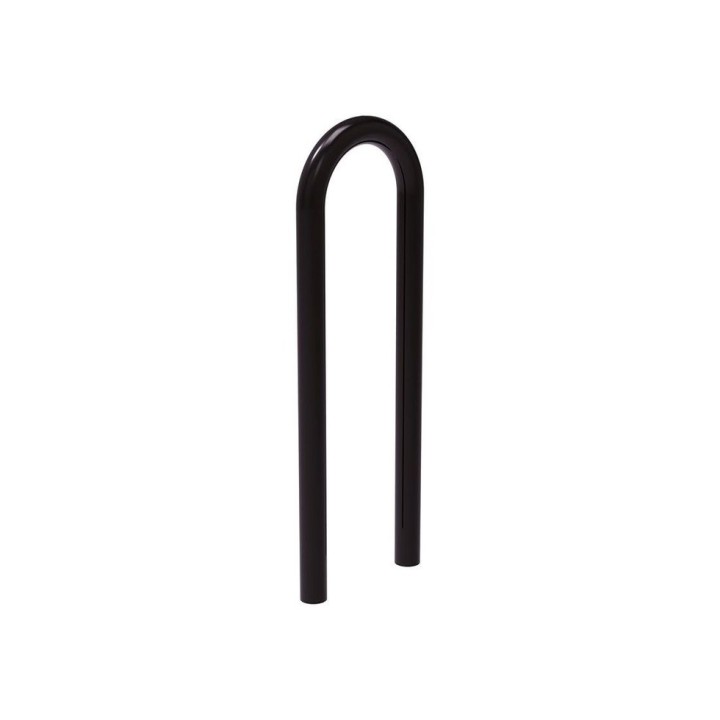 Appui vélos trombone Procity - Ø 50 mm - Peint/galva - Scellement direct - Noir foncé