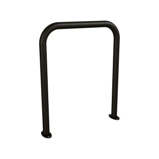 Arceau vélos simple Procity - Ø 50 mm - Peint/galva - Sur platines - Noir foncé