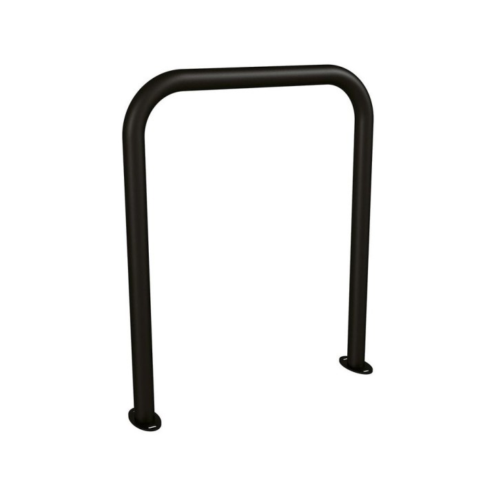 Arceau vélos simple Procity - Ø 50 mm - Peint/galva - Sur platines - Noir foncé