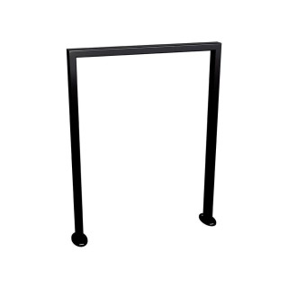 Appui vélos Milan Procity - 50 x 30 mm - Version classique - Peint/galva - Sur platines - Noir foncé