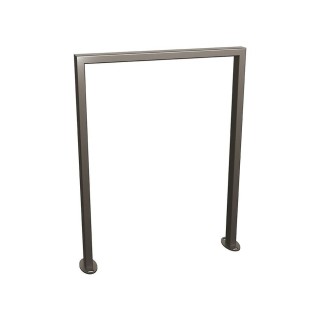 Appui vélos Milan Procity - 50 x 30 mm - Version classique - Peint/galva - Sur platines - Gris Procity