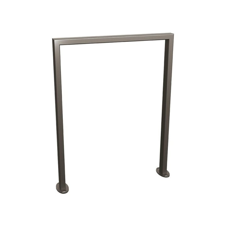 Appui vélos Milan Procity - 50 x 30 mm - Version classique - Peint/galva - Sur platines - Gris Procity