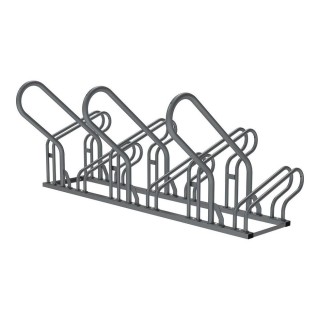 Appui vélos Optimum Procity - 50 x 30 mm - Peint/galva - Fixation au sol à fixer ou à poser - Gris Procity