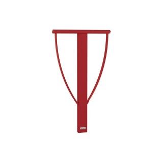 Appui vélos Lisbonne Procity - 80 x 40 mm - Peint/galva - Scellement direct - Rouge pourpre
