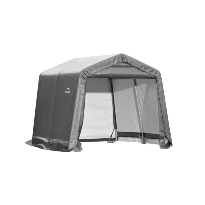 Abri de jardin souple gris en toile imperméable 9m² ShelterLogic