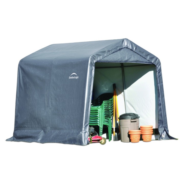 Abri de jardin souple gris en toile imperméable 5,76m² ShelterLogic