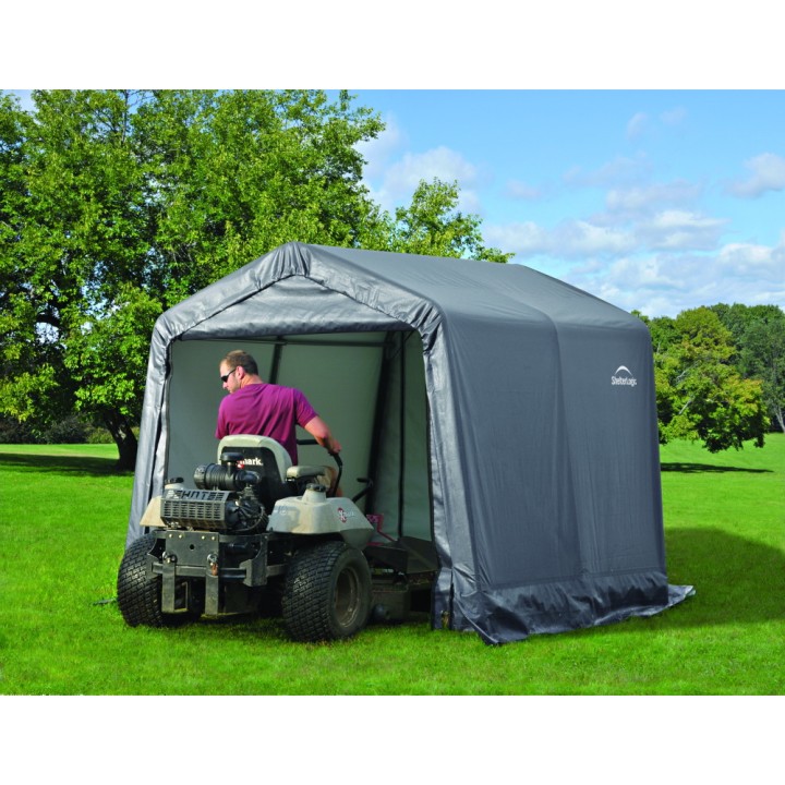 Abri de jardin souple gris en toile imperméable 5,76m² ShelterLogic
