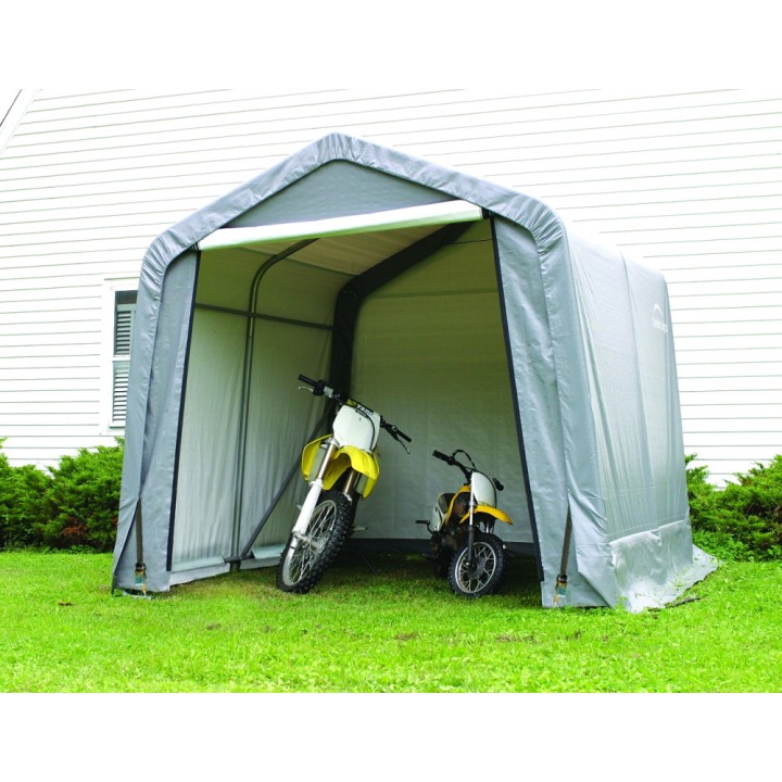 Abri de jardin souple gris en toile imperméable 5,76m² ShelterLogic