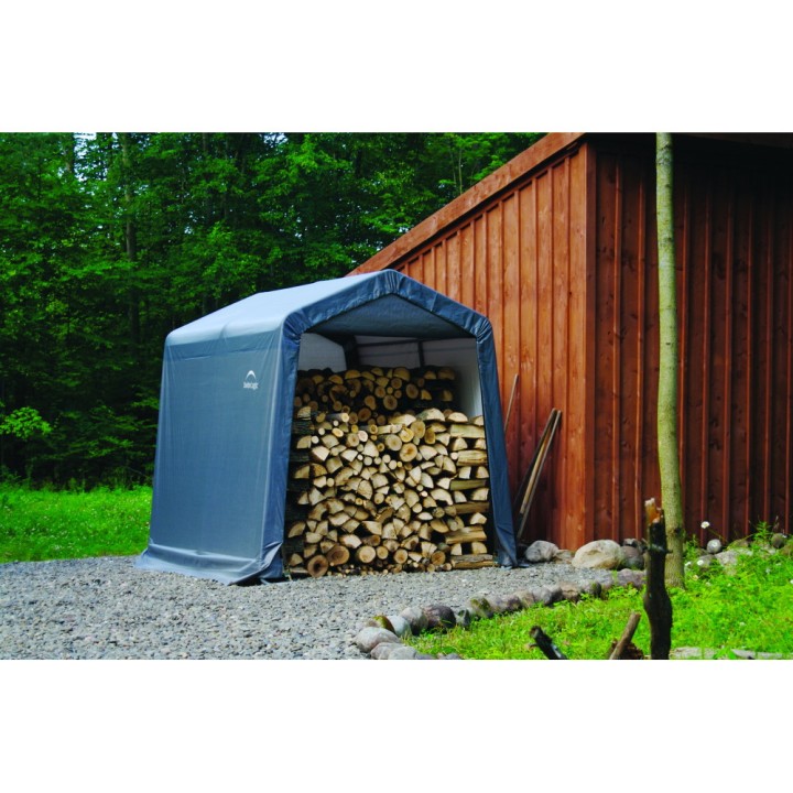 Abri de jardin souple gris en toile imperméable 5,76m² ShelterLogic