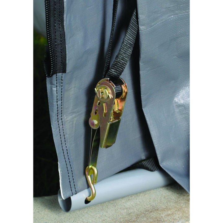 Abri de jardin souple gris en toile imperméable 5,76m² ShelterLogic