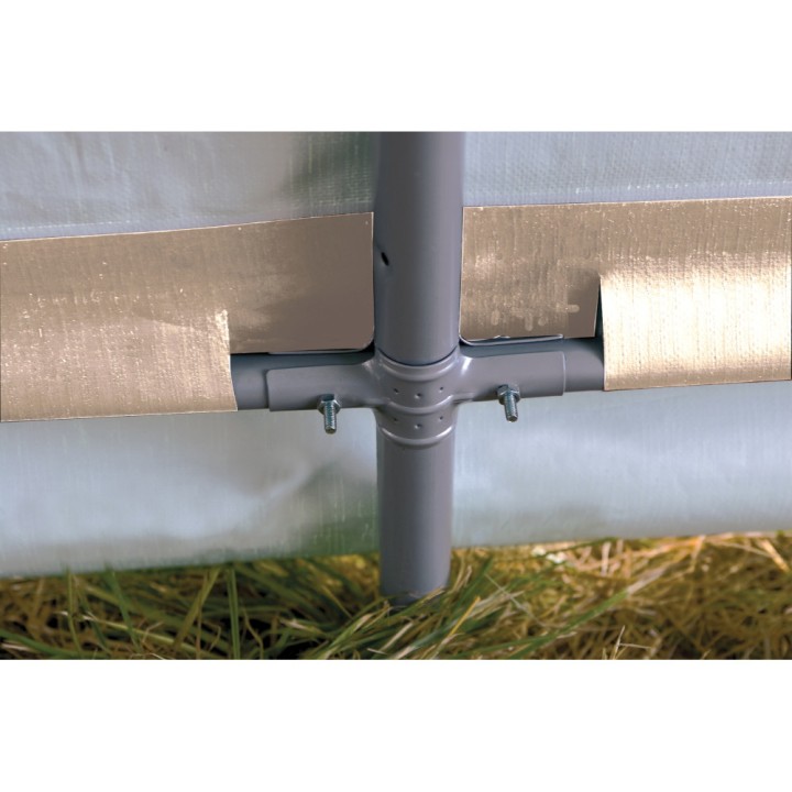 Abri de jardin souple gris en toile imperméable 9m² Round-Top ShelterLogic