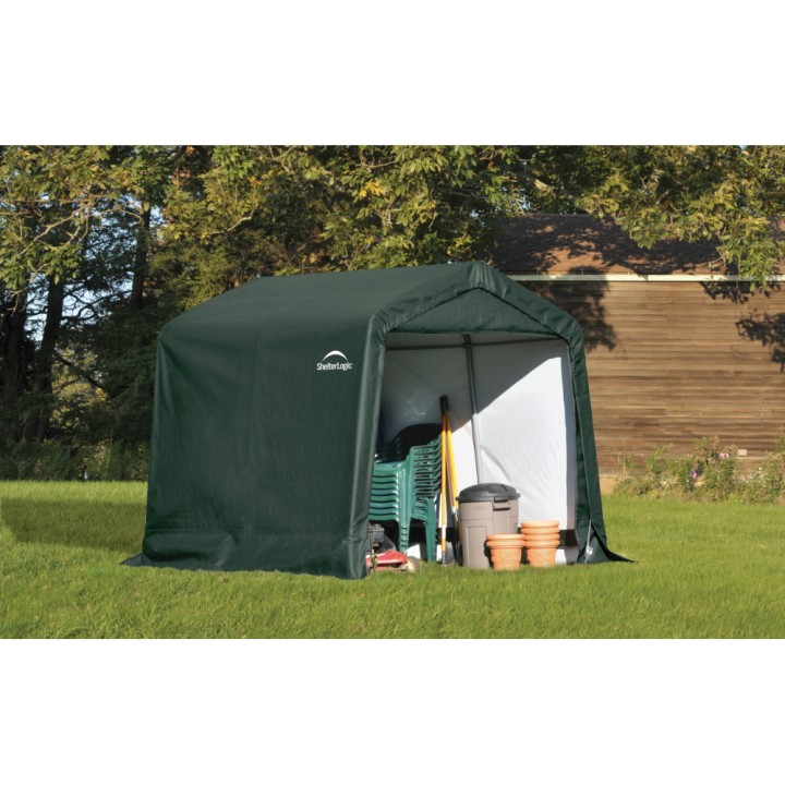Abri de jardin souple vert en toile imperméable 5,76m² ShelterLogic