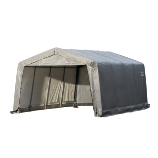 Garage souple gris en toile imperméable 18,13m² ShelterLogic