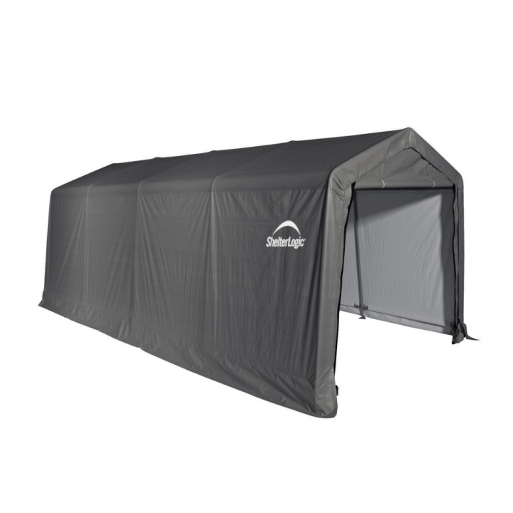 Garage souple gris en toile imperméable 18,3m² ShelterLogic