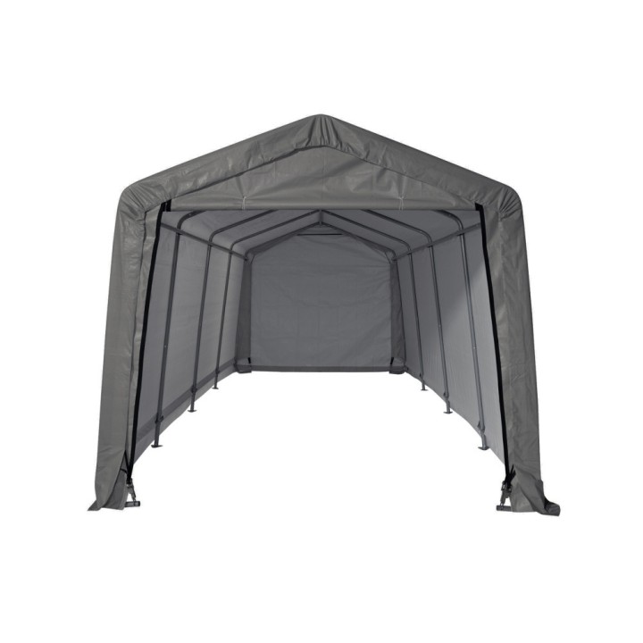 Garage souple gris en toile imperméable 18,3m² ShelterLogic
